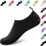 VIFUUR Water Sports Shoes Barefoot Quick-Dry Aqua Yoga Socks Slip-on for Men Women