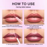 Kaely 2-in-1 Mauve Metallic Lipstick and Lip Liner Makeup, Shimmer Liquid Metallic Lipsticks for Women, Glitter Lip Gloss Stain Long Lasting Waterproof Smudge Proof 24 Hour, Vegan & Cruelty-Free, 16 - Image 5