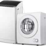 ROVSUN 17.8LBS Full Automatic Washing Machine and 1.5CuFt Portable Clothes Dryer Set, Compact Laundry Washer and Dryer Combo Set with Stainless Steel Inner Tub, for Apartment, Dorms, Home