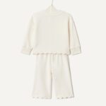 Suggest a better title and return a single title only without any other comments: Amazon Essentials x Sofia Grainge Toddlers and Baby Girls' French Terry Pant and Top Set - Image 6