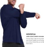 Long Sleeve Shirts for Men Moisture Wicking Mens Tee Shirts Workout Sun Protection T Shirt for Running - Image 4