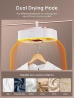 Portable Clothes Dryers, Mini Laundry Dryers with Timer Function & Dry Bag, Easy to Use Multiple Compact Dryer for Clothes, for Travel, Apartment, RV, Dorm, for Light Clothes, Underwear, Baby Clothe - Image 4