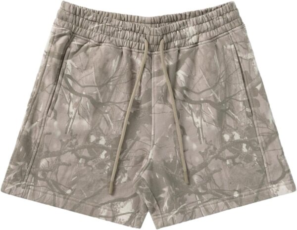 BOOMLEMON Mens Mesh Graphic Print Shorts Fashion Designer Workout Shorts Retro Casual Cool Streetwear Short Pants