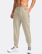 G Gradual Men's Joggers with Zipper Pockets Lightweight Athletic Workout Pants Quick Dry Sweatpants for Men Running Hiking - Image 2