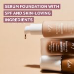 Suggest a better title and return a single title only without any other comments: No7 Restore & Renew Multi Action Serum Foundation - Warm Beige - Liquid Foundation Makeup with Vitamin C, Vitamin E & Collagen for Face - Beauty Skin Serum Formula with Medium Coverage (30ml) - Image 5