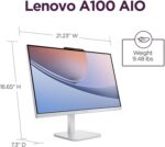 Lenovo 24" FHD All-in-One Desktop Computer for Home & Office, Intel Processor, 16GB RAM, 500GB External + 128GB PCIe, HDMI, Bluetooth 5.2, Business AIO, Vent-Hear, Wireless Keyboard & Mouse, Win 11 - Image 4
