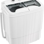 Pataku Portable Washing Machine, 17.6 Lbs Compact Mini Washer and Dryer Combo,Twin Tub Laundry Washer with Spin Cycle, Soaking Function Ideal for Apartment, Dorms, RVs Camping, Grey