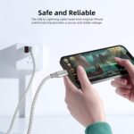 iPhone Charger 3 Pack 10 ft Apple MFi Certified Lightning Nylon Braided Cable Fast Charging Cord Compatible with iPhone 13 12 11 Pro Max XR XS X 8 7 6 Plus SE iPad and More - Image 5