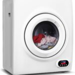 3.5 Cu.Ft Portable Clothes Dryer - 1500W Clothes Dryer with Stainless Steel Tub, Front Load Tumble, LCD Touch Panel - Compact Drying Unit for Laundry, Apartments, Dorms