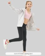 Suggest a better title and return a single title only without any other comments: Girls Soft Training Bras 7-12 Seamless First Bra Girls Sports Bras Longline Crop - No Pads, Chest Double Lined - Image 4