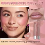 Nuetral Nude Hydrating Cream Lipstick Lip Crayon for Women, Natural Nude Lipstick Color Goes on Smoothly, Moisturizing Retractable Lips Crayon Liner for Ombre Shades, Tinted Lip Balm Liner in One - Image 3