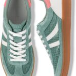 Rosella Carlie Womens Sneakers - Women's Fashion Sneakers with Removable Insole - Stylish and Lightweight Spring Shoes for Women Casual Non-Slip Lace-Up Walking Footwear