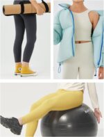 Suggest a better title and return a single title only without any other comments: 3 Pack Girls Black Athletic Leggings, Printed Ankle Length High Waisted Yoga Pants for Kids Teen - Image 4