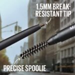 Maybelline Express Brow Ultra Slim Eyebrow Makeup, Brow Pencil with Precision Tip and Spoolie for Defined Eyebrows, Medium Brown, 1 Count (Packaging May Vary) - Image 5