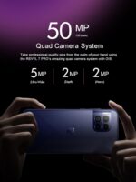 T-Mobile Revvl 7 Pro 5G Unlocked Smartphone, 256GB, Azurite Blue - Image 7