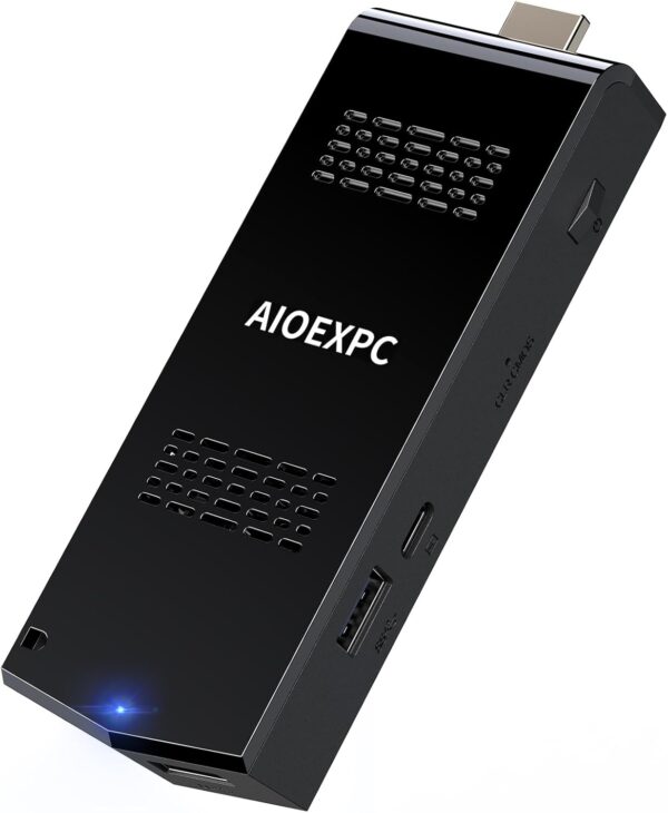 S7 Mini PC Stick Windows 11 Pro Celeron J4105 8GB 256GB Mini Computer Stick, pocket pc, Support Auto Power on, Wi-Fi5 Gigabit Ethernet, BT4.2 on Industrial IoT, Digital Signage, Business, Home