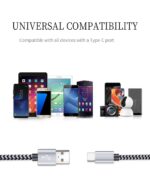 Teeind USB Type C Cable Fast Charging, Tpc001 5 Pack(6Ft 3A) Braided C Charger Cables Compatible with Samsung S10e/note 9/s10/s9/s8 Plus/A80/A50/A20 - Image 7