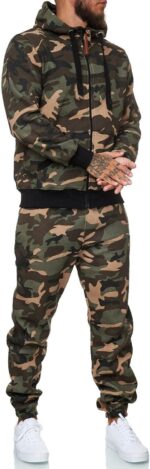 HHGKED Sweat suits men Tracksuits 2 Piece sets Athletic Jogging suits Casual Outfits for men - Image 2