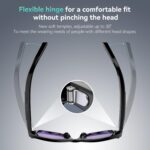 2026 Upgraded – Smart Camera Glasses, 8MP Resolution Supporting 1080P HD Video Recording, Supports Photo/Video/Audio Recording, 410mAh Battery, with AI Assistant/AI Translation/Bluetooth Calling - Image 3