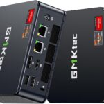 GMKtec M5 Ultra Gaming Mini PC Ryzen 7 7730U (Upgraded 7430U/ 5825U) 16GB RAM 512GB SSD Dual NIC LAN 2.5GbE Desktop Computers Office Home, Triple 8K Display, WiFi 6E, USB3.2, USB-C, BT, DP, HDMI 2.0