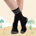 Comfoex 10 Pairs Boys Crew Long Athletic Socks for 4-6 6-8 8-10 Years Old Kids Calf Sports Half Cushioned - Image 2