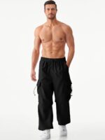 JMIERR Men's Baggy Cargo Pants Trendy Casual Parachute Pant Loose Fit Harem Joggers with Pockets for Streetwear - Image 5