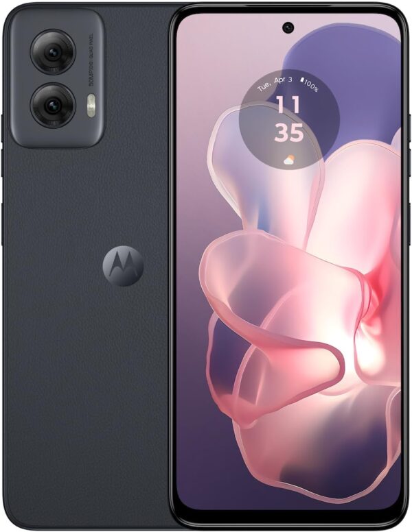 Motorola Moto G Power 5G 2024 (128GB, 8GB) 6.7" HD+ w/ 120Hz Refresh Rate, 50MP Camera, 5G / 4G LTE (AT&T Unlocked for T-Mobile, Metro, Global) XT2415-3 (Midnight Blue) (Renewed)