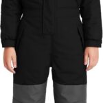Kids Snow Suit - Toddler Girls and Boys Snowsuit One Piece Waterproof Insulated Winter Jumpsuit Coveralls (2T-14)