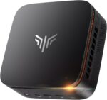 KAMRUI Pinova P1 Mini PC Computer, AMD Ryzen 4300U Processor, 16GB DDR4 RAM 256GB M.2 SSD, Mini Desktop Computer Support Triple 4K, USB-C, WiFi, Bluetooth, Ethernet, HTPC for Business, Education, Home