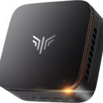 KAMRUI Pinova P1 Mini PC Computer, AMD Ryzen 4300U Processor, 16GB DDR4 RAM 256GB M.2 SSD, Mini Desktop Computer Support Triple 4K, USB-C, WiFi, Bluetooth, Ethernet, HTPC for Business, Education, Home