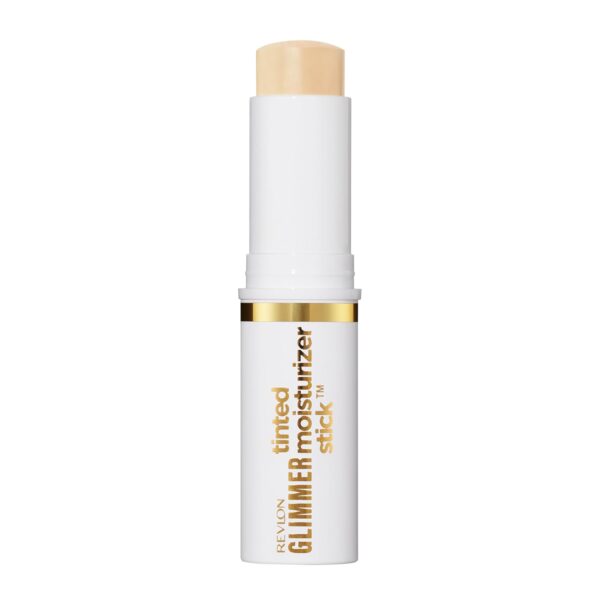 Suggest a better title and return a single title only without any other comments: Revlon Glimmer Tinted Moisturizer Stick for Face, Lightweight Foundation, Hydrating Skincare-Infused Makeup, 100, 0.31 oz