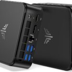 KAMRUI Mini PC E3B 11 Pro AMD Ryzen V2748 (Beat R7 5825U/R5 6650H/R5 7430U, up to 4.3GHz), Mini Desktop Computer 16GB DDR4 512GB SSD, Radeon Vega 7 Graphics Triple 4K Display/Dual LAN/WiFi6/BT5