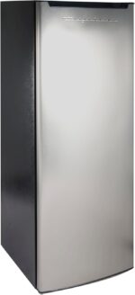 Frigidaire Upright Freezer, 6.5 cu. ft., Deep Freeze, Vinyl Coated Metal with Wire Shelving, Compact for Kitchen, RV, Dorm, Cabin, and Trailer, Platinum Design Series, Silver - 21D x 23W x 56H - Image 4