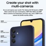 SAMSUNG Galaxy A15 5G (128GB, 2024) 6.5" 90Hz AMOLED, 50MP Camera, 4G Volte (Fully Unlocked International Model for AT&T, T-Mobile, Verizon, Global) A156U (Blue Black) (Renewed) - Image 4