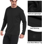 Long Sleeve Shirts for Men Moisture Wicking Mens Tee Shirts Workout Sun Protection T Shirt for Running - Image 5
