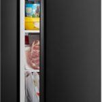Midea MRU03M2ABB Upright Freezer, 3.0 Cubic Feet Mini Freezer, For Kitchen Apartment Office Basement or Dormitory, Black