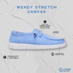 HEYDUDE Women's Wendy Chambray Lace-Up Loafers - Image 3