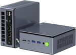 GMKtec Mini PC Gaming M7 Ultra Ryzen 7 PRO 6850U 16GB DDR5 RAM + 512GB Hard Drive PCle SSD Oculink Dual NIC LAN 2.5G Desktop Computer, Dual USB4, HDMI 2.1, USB-C M7 Ultra 16+512