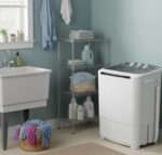 Portable Washing Machine,18 lbs Capacity,Washer and Dryer Combo Machine for Homes & Apartments,Twin Tub Laundry Washer with Spin Cycle - Image 9