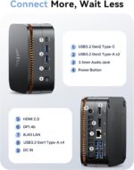 KAMRUI Pinova P1 Mini PC Computer, AMD Ryzen 4300U Processor, 16GB DDR4 RAM 256GB M.2 SSD, Mini Desktop Computer Support Triple 4K, USB-C, WiFi, Bluetooth, Ethernet, HTPC for Business, Education, Home - Image 4