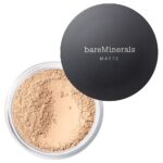 Suggest a better title and return a single title only without any other comments: bareMinerals Original Matte Loose Powder Foundation SPF 15, Clean Mineral Powder Face Makeup, Sheer-to-Full Coverage, Reduces Shine, Dermatologist-Tested, Skin-improving Makeup For Sensitive Skin