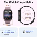 MorePro Fitness Tracker with 24/7 Heart Rate & Blood Pressure Monitor, Blood Oxygen & Sleep Tracker, Smart Watch with Step Calorie Counter, IP68 Waterproof Activity Tracker for Women Men Android iOS - Image 9