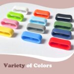 Multi-Color Band Keeper, Magic band locks, Silicone Fastener Rings Security Loop/Holder/Clips Compatible with Fitbit Charge/Charge HR/Garmin Vivofit/Disney Magic Bands 1.0/2.0 & More - Image 5