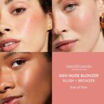 Suggest a better title and return a single title only without any other comments: bareMinerals Gen Nude Blonzer, Blush & Bronzer Hybrid, Talc-Free Compact Powder Makeup, Buildable Luminous Finish, All-Day Wear, Rosy-Bronze Shades, Vegan - Image 3
