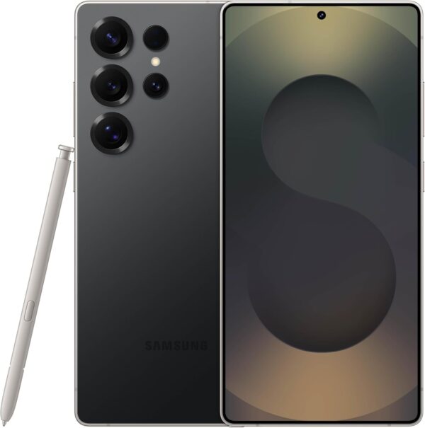 SAMSUNG Galaxy S25 Ultra Cell Phone, 256GB AI Smartphone, Unlocked Android, AI Camera, Fast Processor, Long Battery Life, 2025, Titanium Black (Renewed)