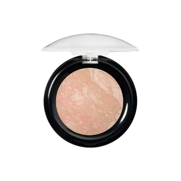 Suggest a better title and return a single title only without any other comments: LAURA GELLER NEW YORK Award-Winning Baked Balance-n-Brighten To Go Travel Size Color Correcting Powder Foundation - Porcelain - Buildable Light to Medium Coverage - Demi-Matte Natural