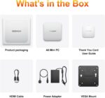 GEEKOM A6 Mini PC with AMD Ryzen 7 6800H, 16GB DDR5 RAM (Upgradable, Not LPDDR), 1TB PCIe 4.0 NVMe SSD, Compact Aluminium Design Windows 11 Pro Desktop Computer with USB4/8K/Wi-Fi 6E/BT 5.2/SD Slot - Image 11