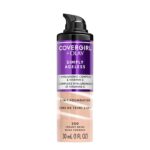 Suggest a better title and return a single title only without any other comments: COVERGIRL & Olay Simply Ageless 3-in-1 Liquid Foundation, Matte Finish, Hyaluronic & Vitamin C Formula, 250 Creamy Beige, 1 Count