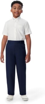 French Toast Boys Pull-On Relaxed Fit School Uniform Pant (Standard & Husky)