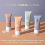 Suggest a better title and return a single title only without any other comments: Glo Skin Beauty Blurring Primer with Ceramides – Minimize Pores & Fine Lines for Smoother Makeup Application, for All Skin Types, Semi-Matte Finish - Image 4